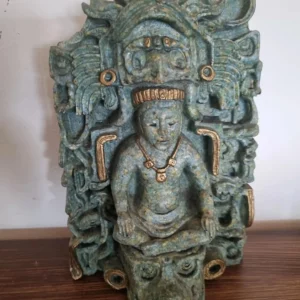 Sculpture Maya Aztèque vintage 01