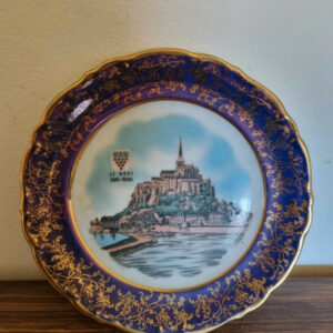 Assiette décorative Winterling en Porcelaine du Mont Saint Michel 1