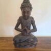 Statuette de Bouddha en bois d'ébène 1