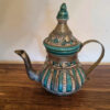 Théière vintage marocaine en métal