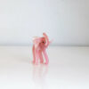 Éléphant en Verre de Murano Rose Iridescent