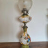 Lampe Vintage en céramique peinte à la main