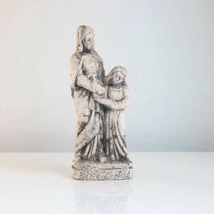 Statuette de la Vierge à l'enfant - Sainte Anne et Maria