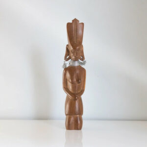 Statuette en Bois Ethnique Africaine Art Tribal