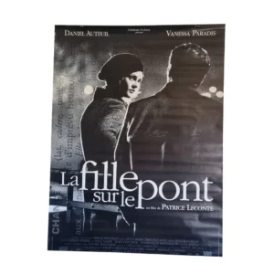 Affiche cinéma vintage La fille sur le pont de Patrice Leconte