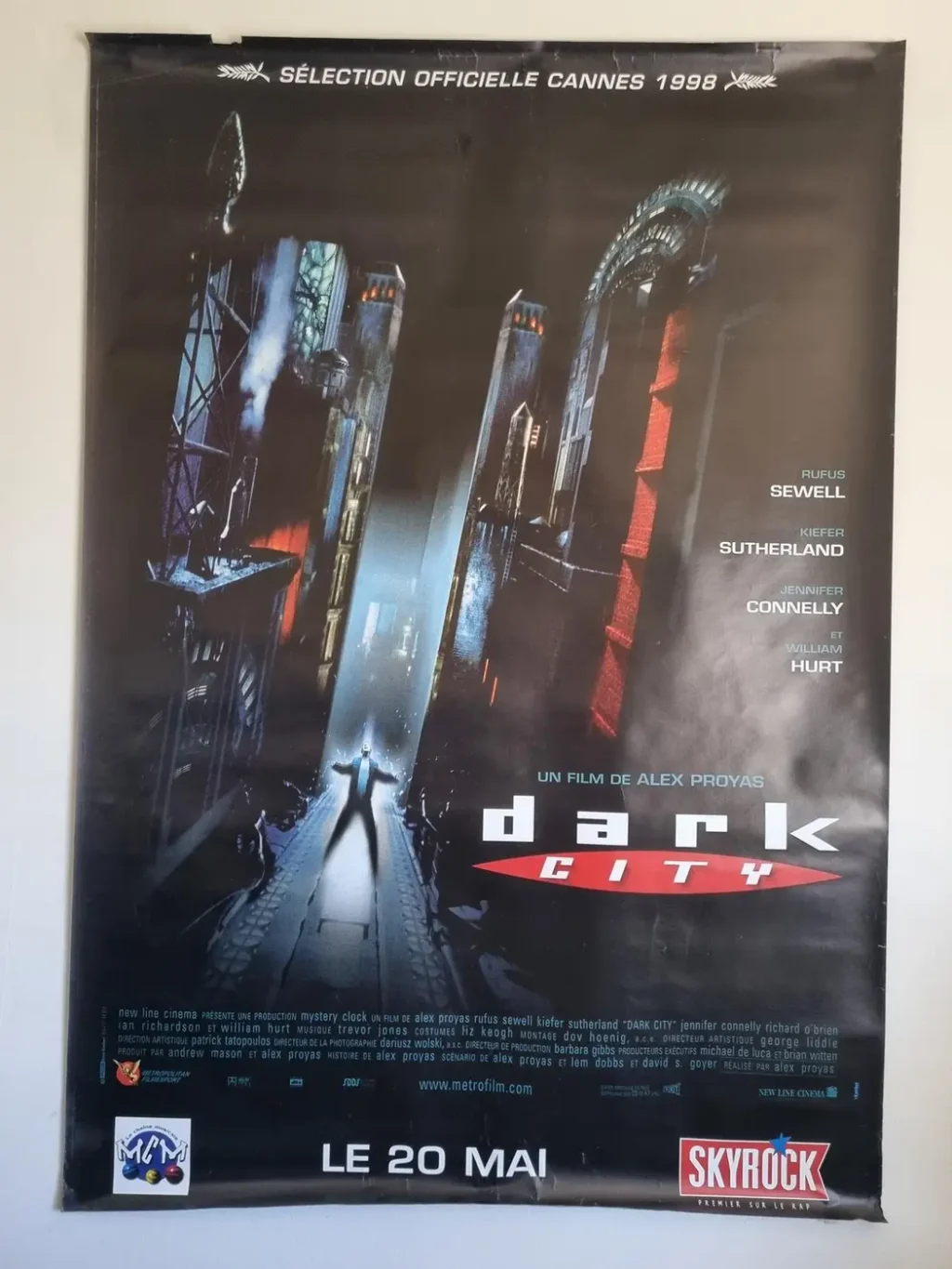 Affiche de cinéma Dark City, film de science-fiction N°23