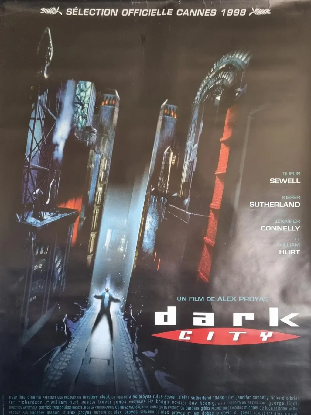 Affiche de cinéma Dark City, film de science-fiction N°23