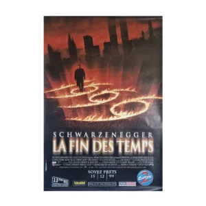 Affiche de cinéma La fin des temps, de Peter Hyams, vintage