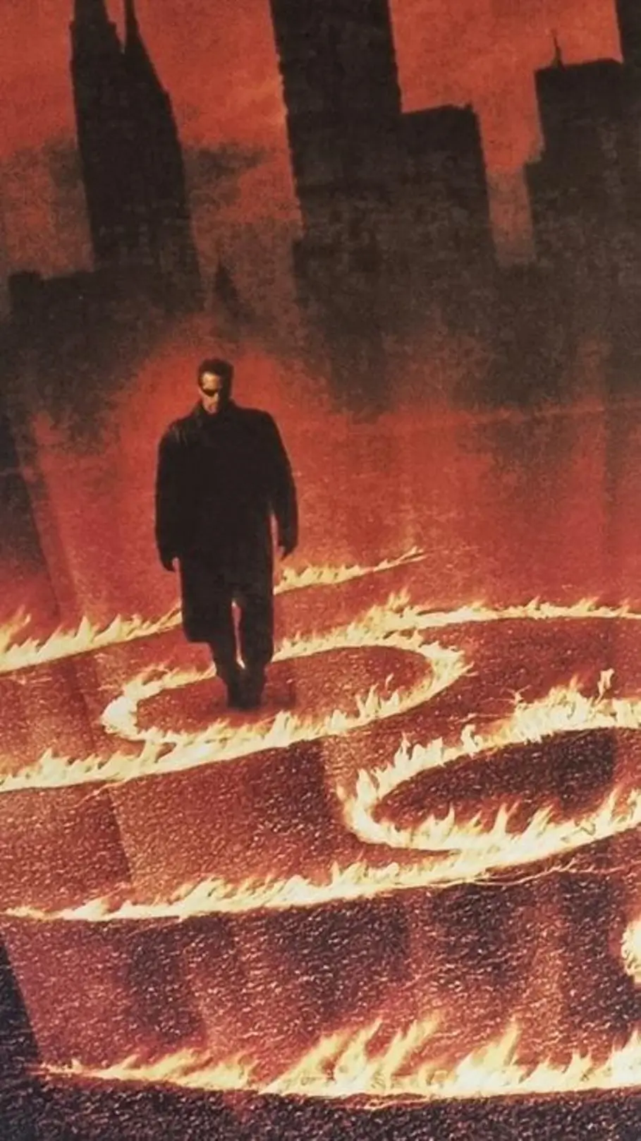 Grande affiche de cinéma La fin des temps, de Peter Hyams, vintage Affiche de cinéma La fin des temps, de Peter Hyams, vintage