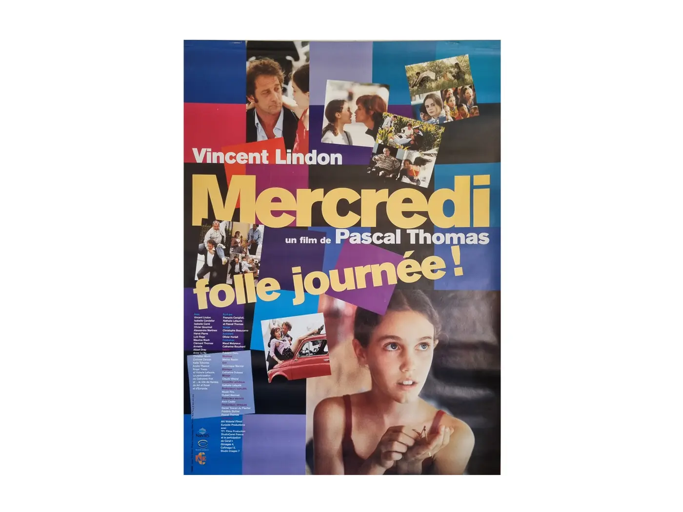 Grande affiche de cinéma Mercredi folle journée de Pascal Thomas Affiche de cinéma Mercredi folle journée de Pascal Thomas N°28