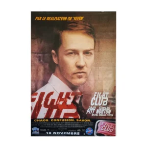 Affiche de cinéma originale du film Fight Club de David Fincher