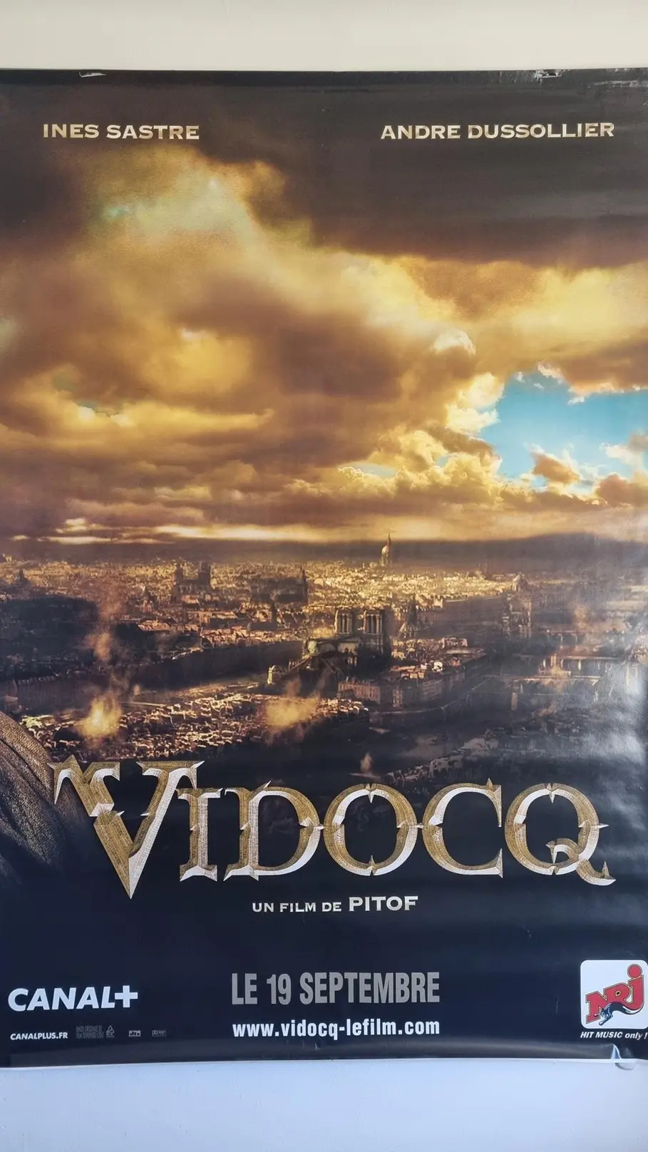 Grande affiche de cinéma originale du film Vidocq de Pitof Affiche de cinéma originale du film Vidocq de Pitof (N°11)