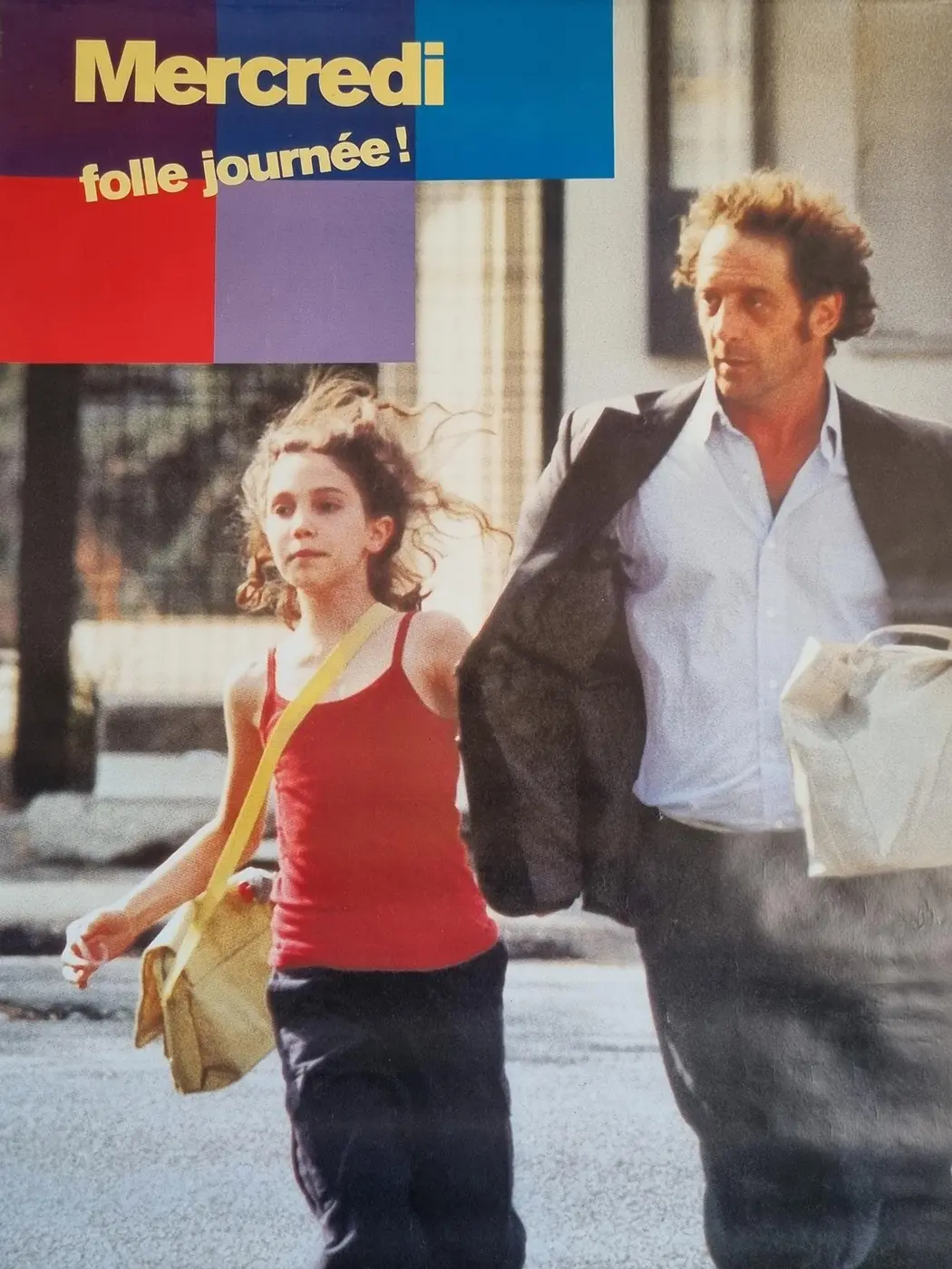 Grande affiche de cinéma originale Mercredi Folle journée de P. Thomas Affiche de cinéma originale Mercredi Folle journée de P. Thomas