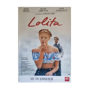 Affiche de cinéma vintage du film Lolita d'Adrian Lyne (N°59)