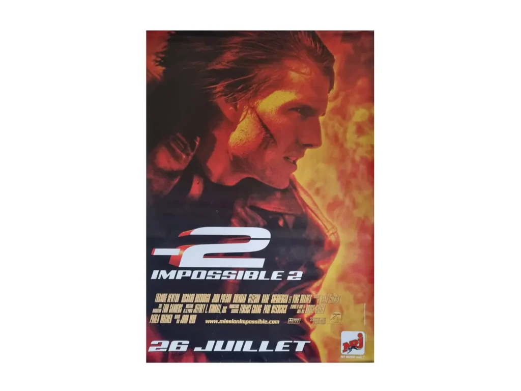 Affiche de film Mission Impossible 2 de John Woo, n°66 (2000)