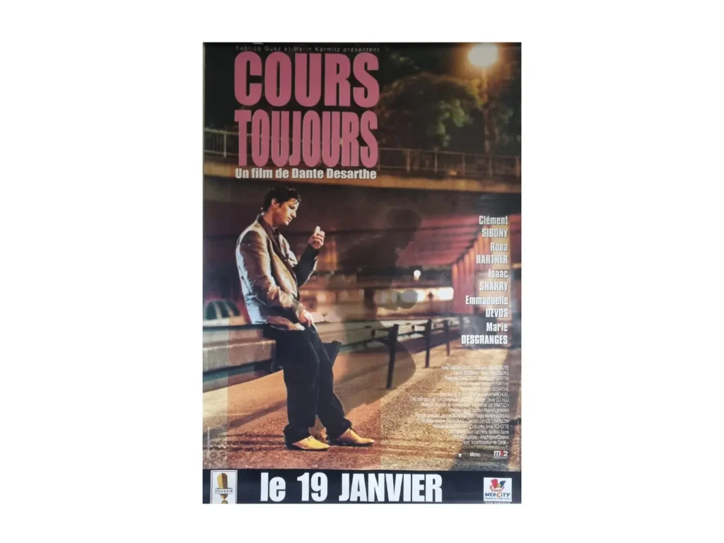 Affiche de film originale Cours toujours de Dante Desarthe N°74