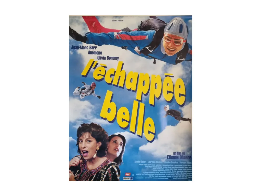 Affiche de film originale L'échappée belle d'Etienne Dhaene