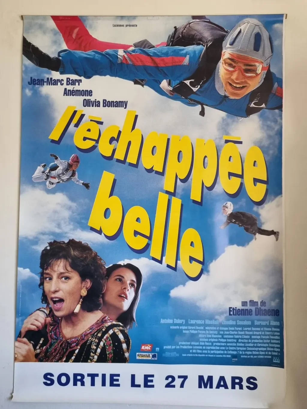 Affiche de film originale L'échappée belle d'Etienne Dhaene