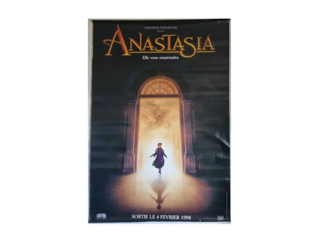 Affiche du film d'animation Anastasia de Don Bluth & G. Goldman