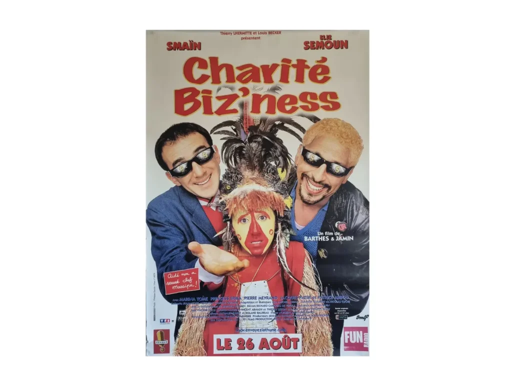 Affiche originale du film Charité Bizness par Barthes & Jamin