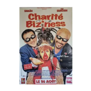 Affiche originale du film Charité Bizness par Barthes & Jamin