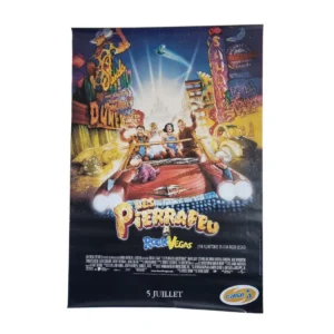 Affiche originale du film Les Pierrafeu de 1994, Brian Levant