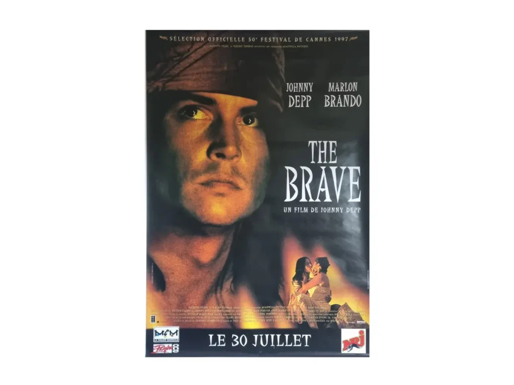 Affiche originale du film The Brave avec Johnny Depp (n°75)