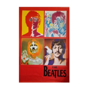 Affiche vintage des Beatles N°32 par le photographe R. Avedon