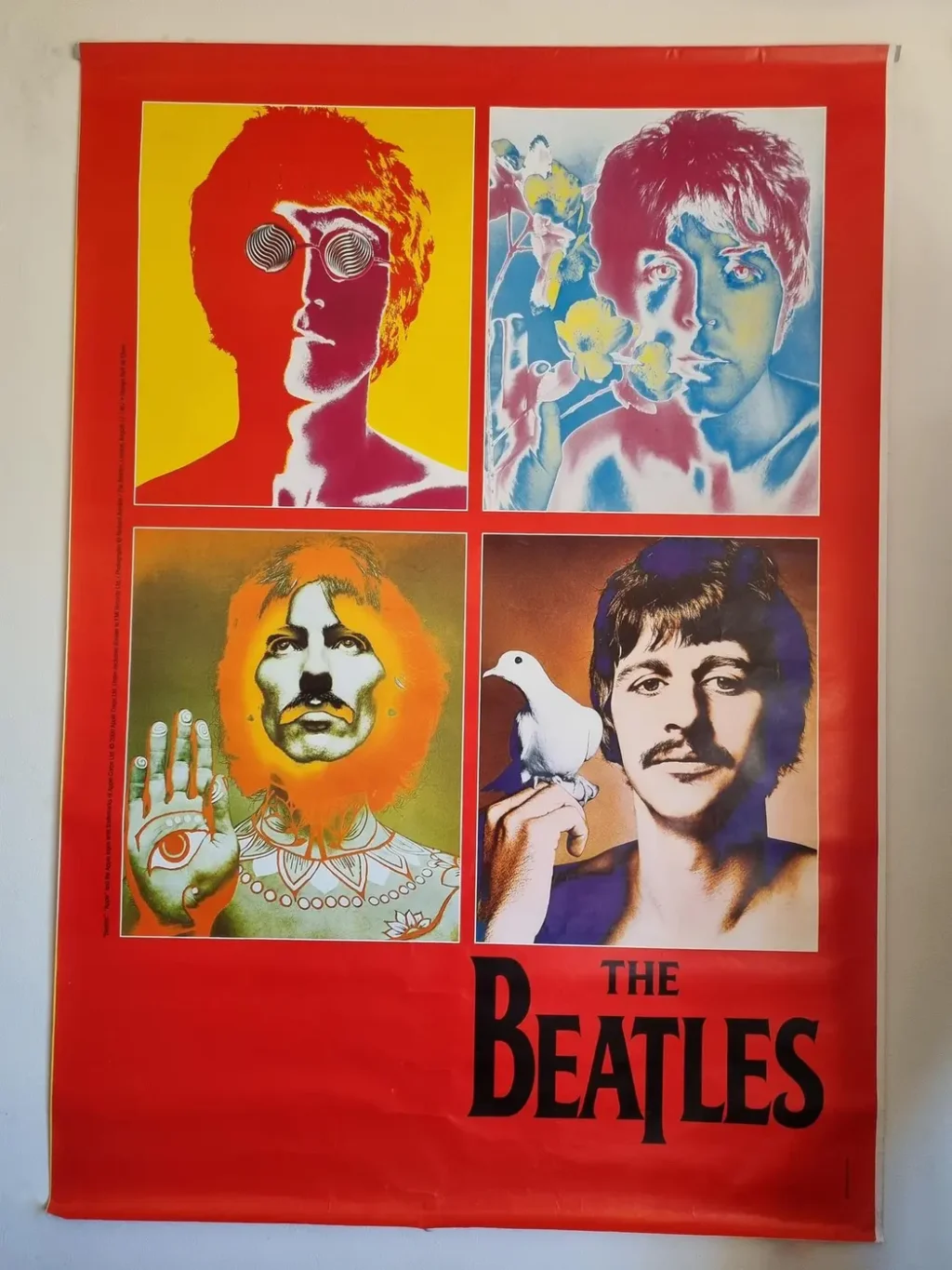 Affiche vintage des Beatles N°32 par le photographe R. Avedon