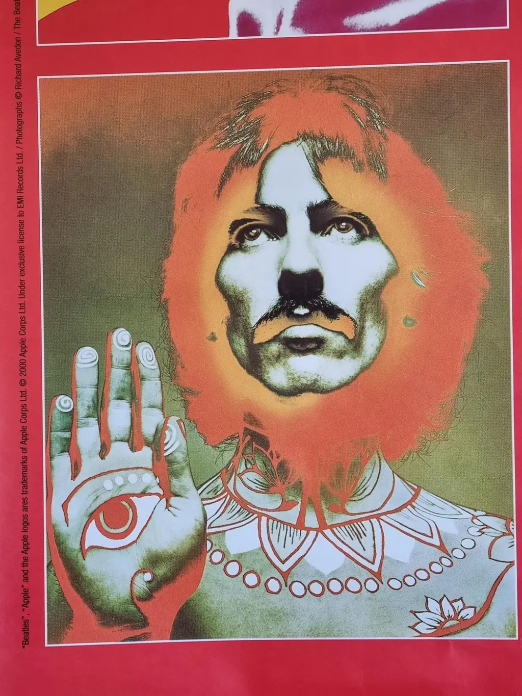 Affiche vintage des Beatles N°32 par le photographe R. Avedon