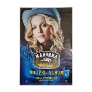 Grande affiche N°37 de Madonna, promotion de son Nouvel Album