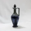 Carafe vintage bleu style Fat Lava avec bouchon, années 60-70
