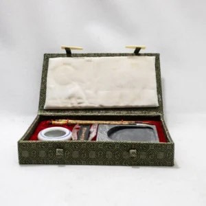 Coffret complet calligraphie chinoise avec encrier et pinceaux