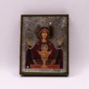 Icône Orthodoxe Russe Mère de Dieu en Bois Bénie du Monastère