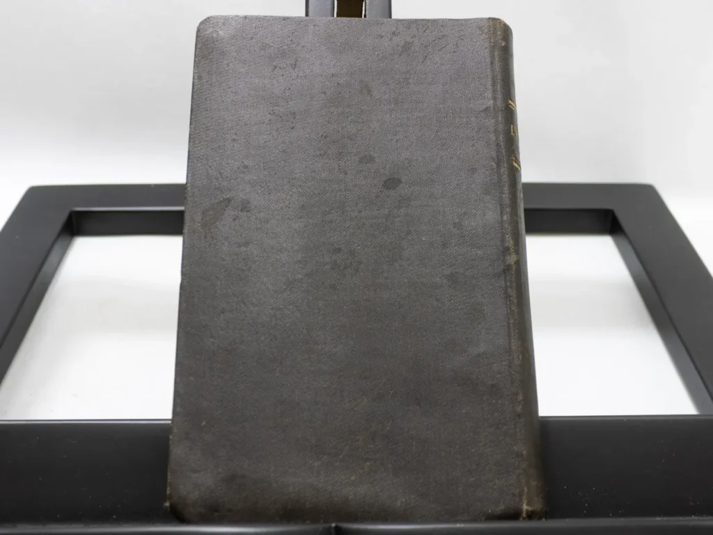Livre ancien L'Evangile 1903, édition luxe cuir vert et or