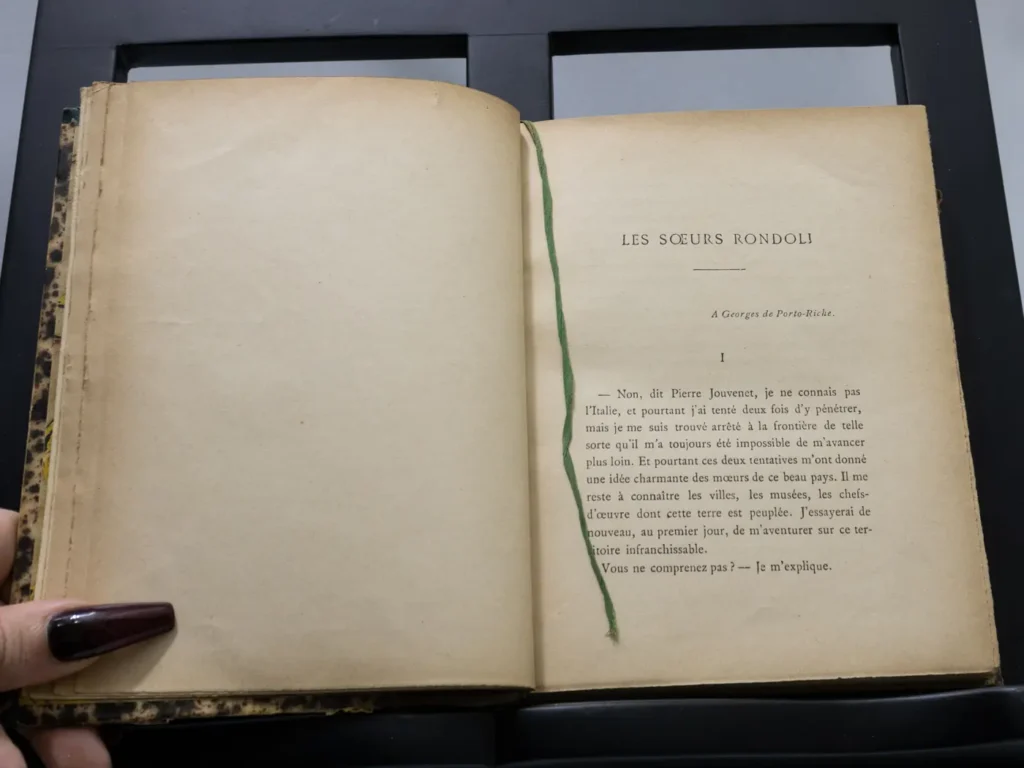 Livre Ancien Les Sœurs Rondoli de Maupassant Édition Spéciale
