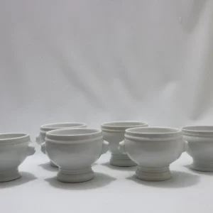 Lot de 4 Bols à Bouillon en Porcelaine Pillivuyt France 1818