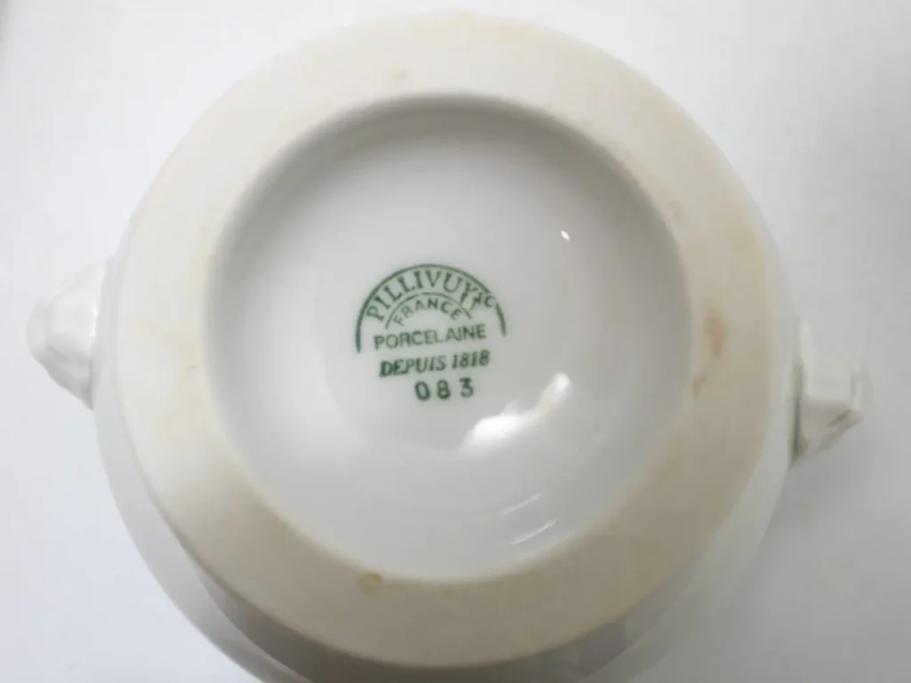 Lot de 4 Bols à Bouillon en Porcelaine Pillivuyt France 1818