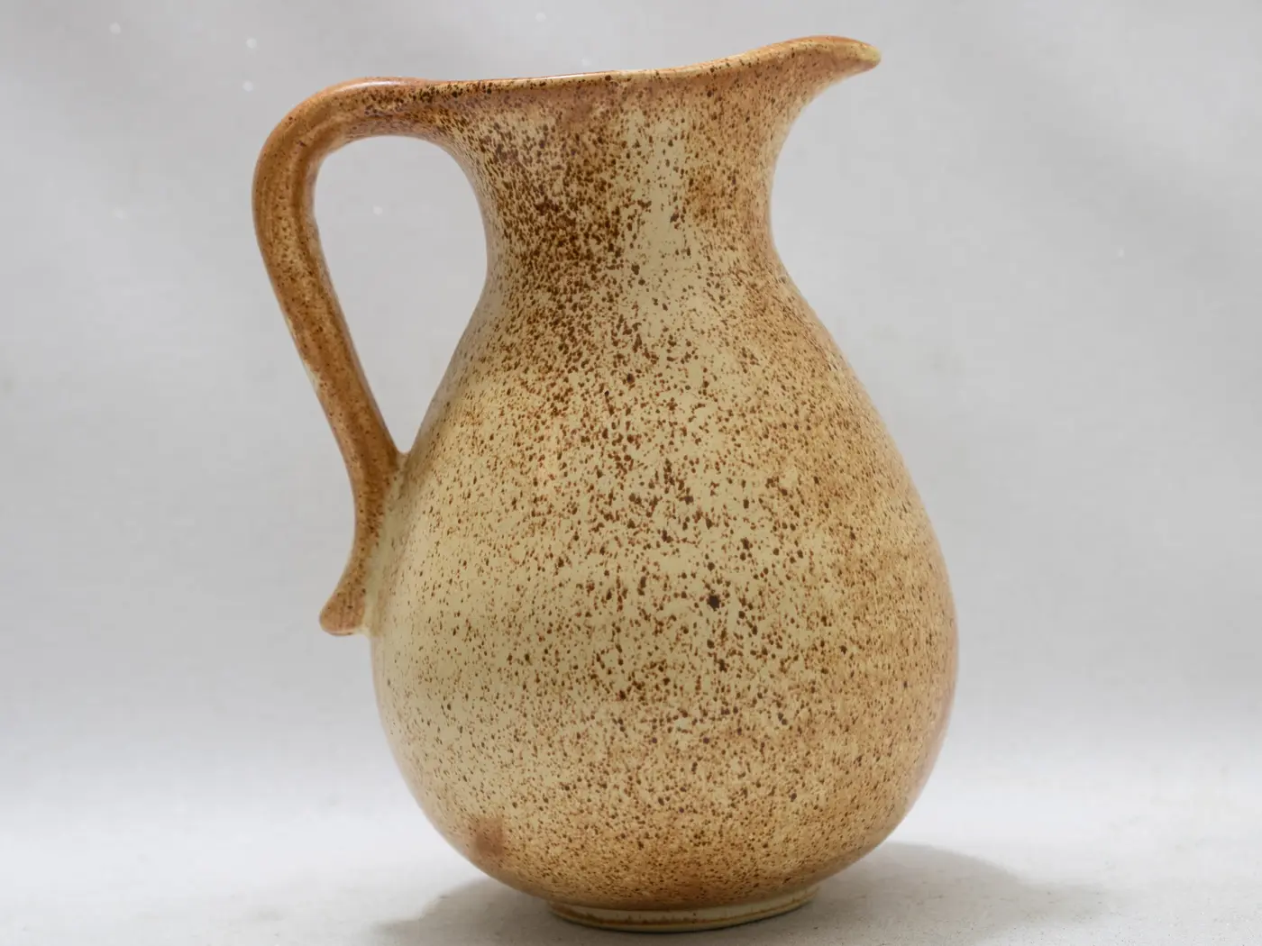 Pichet Floral Vintage en Céramique, Décoration Rustique Chic