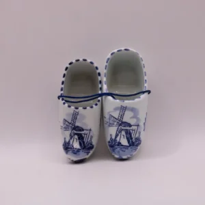 Sabots miniatures néerlandais en céramique, peints à la main