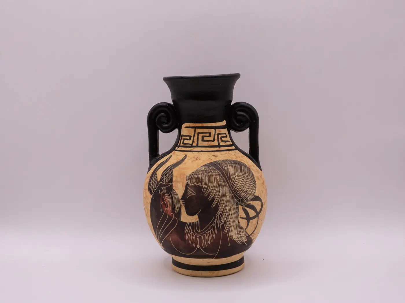 Vase Grec Antique Anaphore en Terre Cuite Peint à la Main Vase Grec Antique Anaphore en Terre Cuite Peint à la Main