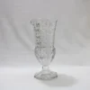 Vase Vintage en Cristal Taillé d'Italie, Éclat et Transparence